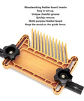 Top Shelf Stackable Kickback Buster Featherboard For Table Saws And Router Tables Heavy Duty Polypropylene woodworking tool, multi-purpose design.