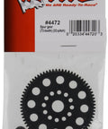 72T Spur Gear 32P For RC Cars Nylon Construction Beefed-Up Final Drive Tuning Gear Upgrade With Bushing 32 Pitch