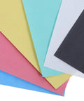 Colorful Carbon Tracing Paper Pack for Erasable Transfers on A4 Sheets, Perfect for Wood, Canvas, Embroidery and Crafts, Mess Free, Quick Copy, Ideal for Artists, Designers, and DIY Projects colorful A4 tracing sheets stack