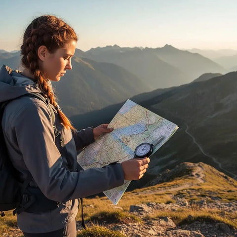 Trail Tested Map Measuring Wheel Odometer For Camping Hiking And Backcountry Adventures Built Like A Tank And Smooth Rolling Action Super Lightweight Pocket Gear Making Navigation Dead Simple