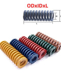 Heavy Duty Spiral Compression Springs Built Tough For The Daily Grind And Gutsy DIY Projects Providing Rock Solid Hold Down Grip And Smooth Bounce Back Performance At Exactly One Hundred Millimeters Length, colorful metal springs.
