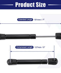 Two Pack 7 Inch Lift Supports Gas Struts 11 Lb With Mounting Brackets Universal For Car Hood And Tailgate Hydraulic Lift Rods.