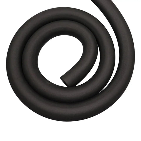 Coiled Two Pack Pipe Insulation Tubing For AC Lines And Water Pipes Six Foot Length Black One Quarter Inch By Three Eighths Inch