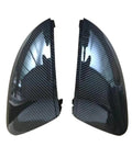 High Quality Side Mirror Cover Cap Fit For Skoda Superb Sedan 2015 2016 2017 2018, carbon fiber texture, pair