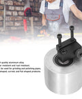 All Purpose Aluminum Alloy Belt Grinder Tracking Wheel Built Tough For Heavy Duty Woodworking And Pipe Polishing Smoothly Handles Curved Shapes Without Breaking A Sweat, high quality aluminum alloy construction.