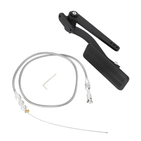 Beefed Up 36 Inch Mechanical Pedal Cable Assembly For LS Swaps Rock Solid Throttle Cable Clean Under Dash Routing Durable Pedal Linkage For Reliable Accelerator Performance And Easy LS Conversion, 36-inch cable and pedal assembly