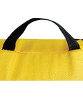 Close-up of carry handle on Yellow Jacket Rugged Weather Resistant Archery Discharge Target Bag Two Pack For Crossbow And Compound Bow