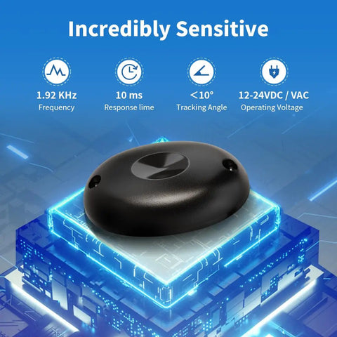 Infrared Photo Eye Beam Sensor For Auto Gate Openers And Garage Doors Built For Real World Use, black sensor diagram.