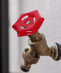 Two Pack Iron Valve Hand Wheels With 6mm By 6mm Square Hole, Sturdy Grip on a brass valve, ideal for gate and stop valves
