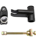 Right Torsion Bar Arm Anchor Bracket For Nissan Xterra And Frontier 1999 2004 V6 Passenger Side Mount Replaces 54210 9Z000 54080 2S600 Durable Suspension Replacement Part, black metal bracket and bolt