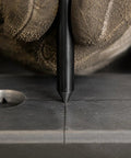 Close-up of Center Transfer Punch Set Kit with Index Stand in use, marking metal surface for precise punching and smooth drilling preparation.