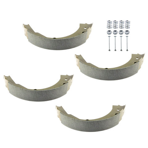 Two Pair 12 Inch Electric Trailer Brake Shoes Replacement Kit For Dexter K71-127-00 Durable Easy Install Fits 12x2 Electric Brakes