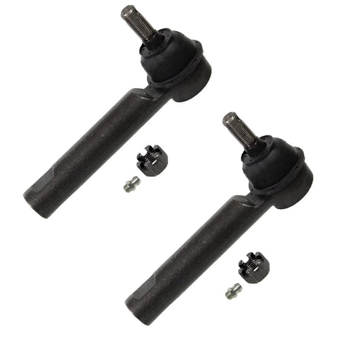 Outer tie rods from Front Steering Knuckles And Wheel Hub Bearings Plus Outer Tie Rod Ends Replacement Kit For 2009 To 2013 Toyota Corolla Matrix