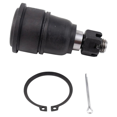 Beefed Up Front Suspension Kit With Track Bar Bushing And Ball Joint For Solid Steering And Smooth Ride Includes One Front Track Bar Bushing And One Front Mounted Ball Joint Heavy Duty Replacement Parts, black metal front bushing kit
