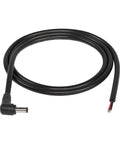Two Pack DC5521 Power Pigtail Cables 12V 90 Degree 5.5mm X 2.1mm Male Plug To Bare Wire Open End Repair Cord 16AWG