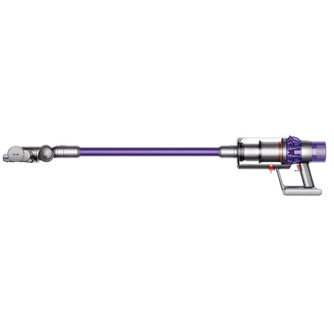 Cyclone V10 Animal Cordless Vacuum Cleaner With Quick Release Extension Hose side view with purple finish.