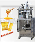 Automatic Four Six Eight Head Piston Pump Filling Machine Heavy Duty Liquid Bottle Filler For Cosmetics Oils And Beverages with honey packets.