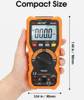 Pro Grade Digital Multimeter With True RMS AC DC Voltage And Current Measurements 6000 Counts Non Contact Voltage Detector
