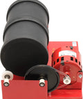Rotary Rock Tumbler With Two Rubber Barrels, 6 Lb Capacity, Built To Last With Heavy Duty Metal Frame And Fasco Motor, Made In USA