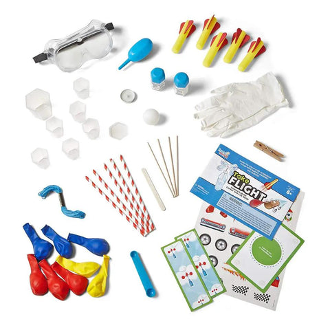 Take Flight Science Lab Kit For Kids Ages 5 To 7 18 Hands-On STEM Activities, Foam Rockets, Weather And Rocketry Experiments