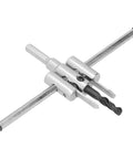 Heavy Duty Adjustable Circle Hole Cutter Saw Kit For Wood Plastic And Gypsum Board With Hss And Carbide Knives Perfect Pro DIY Tools That Make Clean Cuts In Your Shop Or On Any Home Improvement Project You Got. adjustable metal circle cutter with HSS drill bit