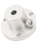 Beefy Aluminum Shaft Coupler For Mecanum Wheel Robots, 4mm Shaft, 28mm Outer Diameter, 16mm Hole, Heavy Duty Motor Connector