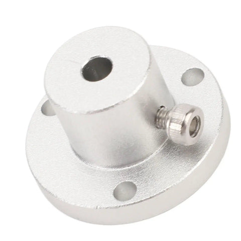 Beefy Aluminum Shaft Coupler For Mecanum Wheel Robots, 4mm Shaft, 28mm Outer Diameter, 16mm Hole, Heavy Duty Motor Connector
