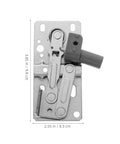 Two Pack Soft Close Tip Out Cabinet Hinges With Damping For Quiet Closing, iron construction, front view