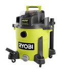 40V 10 Gallon Cordless Wet Dry Vacuum For Jobsites And Workshops With 80 CFM Suction Long Battery Life And Easy Cleanup, green