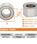 510070 Wheel Hub Bearing Assembly Front Or Rear Fits Toyota Celica 2000 To 2005, Corolla 2003 To 2019, MR2 details