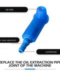 Bawkars blue brake fluid bleeder hose with adapter and three-stage adjustment