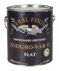 Enduro Var II Water Based Urethane Topcoat Flat Finish 1 Gallon Quick Recoat Time Rock Solid Adhesion Low Ambering Eco Friendly Wood Sealer Can