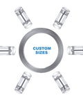 DIY Hose Clamp System Kit With 9.8 Ft Band And Six Fasteners, 304 stainless steel band and fasteners in circle