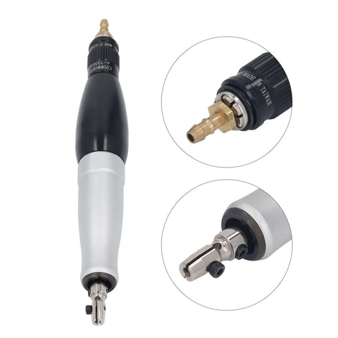 Beefy Pneumatic Pencil Die Grinder With 8000 BPM, 2.0 Mm Stroke, Aluminum Alloy Build For Durable Performance, Fine Mirror Finish, Perfect For Metal Repair And Precision Parts