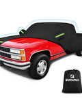 Waterproof Rugged Truck Cover For Chevy Silverado C K 1500 2500 3500 1988 1999 All Weather Exterior Car Cover With Zipper Windproof