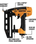 Finish Nail Gun 16 Gauge Pneumatic Nailer With Clip Head Design Drives One To Two And A Half Inch Finish Nails Smart Point