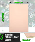Five Pack FR4 Copper Clad PCB Boards 150x100mm 1.5mm Thick Single Sided For DIY Prototyping Projects