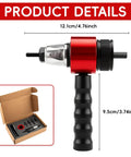 Rivet Nut Gun Adapter Kit For Drill With Carrying Case DIY Friendly Pro Grade Fits M3 M4 M5 M6 M8 Rivnuts High Carbon Steel
