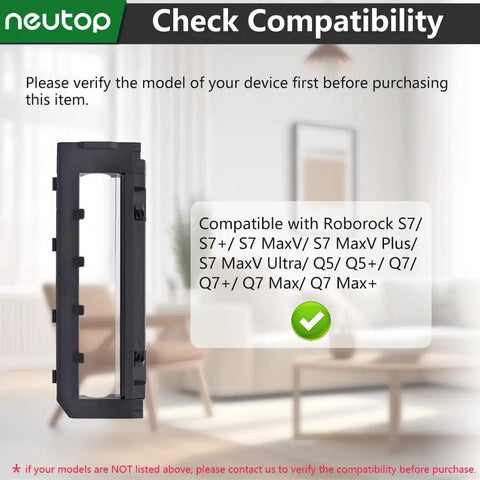 Replacement Brush Covers Guards For Roborock S7 S7 Plus S7 MaxV Ultra S7 MaxV Plus Q5 Q5 Plus Q7 Max And Q7 Max Plus Robot Vacuum Cleaners 2 Pack