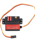 Professional Grade 20Kg High Torque Digital Metal Geared Servo Motor Built Like A Tank With Slick Tracking And Knockout Stability For RC Planes Drones And Custom Robots, showing wiring and metal gears.
