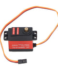 Heavy Duty Rock Solid Metal Gear Servo Motor Delivering Straight Up High Torsion Digital Control With Slick Precision For Tough Robotics Builds Running Dead On And Completely Stress Free, showing a 20kg digital servo with red and black casing.