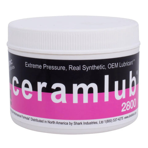 Ceramlub 2800 extreme-pressure brake lubricant jar with white cap and pink/black label