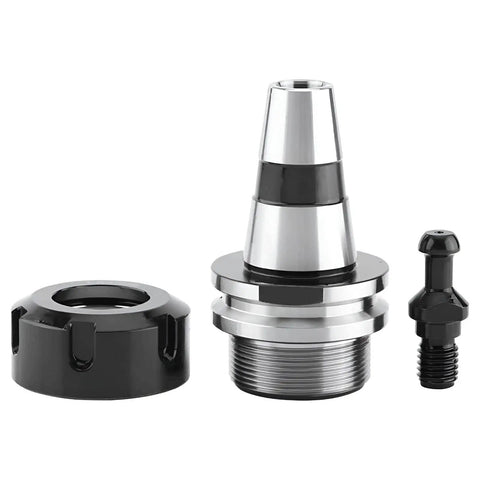 Heavy-Duty ER32-50L Balance Collet Lathe Chuck Tool Holder For ISO30 CNC Milling, Stainless Steel With Pull Stud, 30000RPM Kit