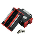 Get Your Hands On This High Precision Linear Guide Rail Kit HGH25CA Featuring Smooth Square Carriages And Ultra Low Friction Bearings For Effortless Machine Motion And Super Accurate Sliding Action Today. Linear rail block with grease fitting.