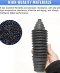 Universal Rack And Pinion Boot Kit 2Pcs Inner Tie Rod Boots Dustproof Silicone Shields held in hand