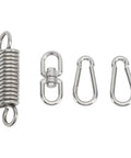 Beefy Heavy Bag Spring In 304 Stainless Steel 200kg Load Capacity Punching Bag Hanger with fasteners and rotation component.