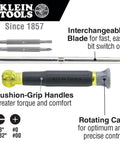 Magnetic 11 In 1 Screwdriver And Nut Driver Kit With Stubby And Electronics Drivers 3 Piece Set Magnetic Barrel Holds 8 Tips