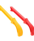 Versatile Pro Grade Two Pack Woodworking Push Blocks And Safety Push Sticks Set For Router Table with Red and Yellow Handles