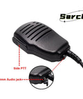Remote Shoulder Speaker Microphone With Reinforced Cable For Yaesu FT And VX Series Walkie Talkies Three Point Five Millimeter Audio Jack
