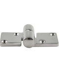 Pair Of Stainless Steel 316 Marine Grade Heavy Duty Left And Right Lift Off Take Apart Hinges With Screws Three Point Five By One Point Five Inches Zero Point Two Inch Thick Durable Cast Hinges For Marine Cabinets Boats And Outdoor Use